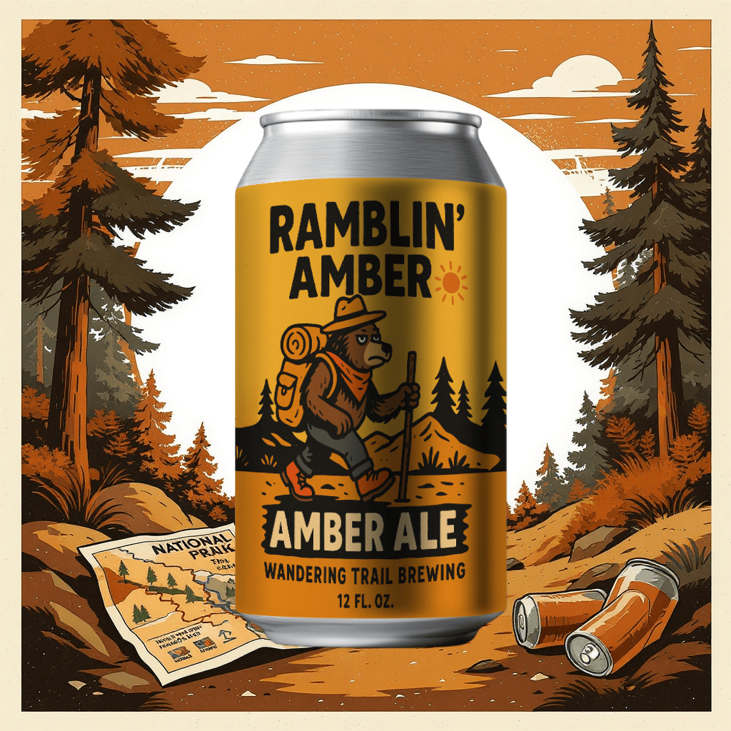 Craft Beer Label after